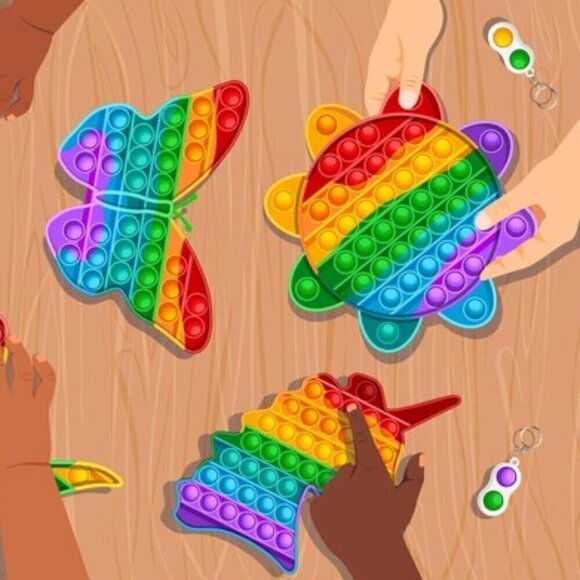 Mystery Box of  Random Fidget Toys, Push Pop Fidget Sensory Toys - Picture 4 of 13